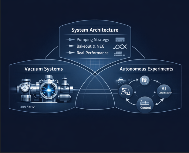 Vacuum systems, system architecture, and autonomous experiments